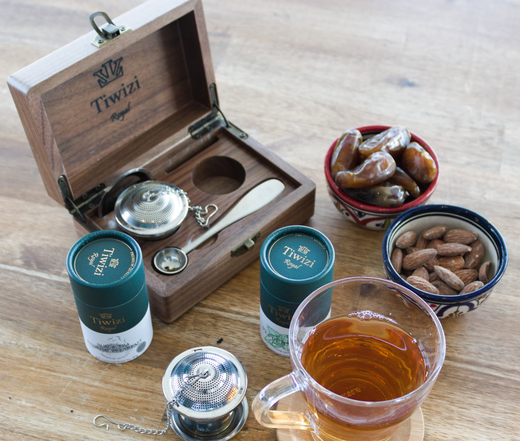  DIY tea setup made from the Tiwizi herbal tea collection